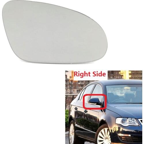 For VW Passat B6 CC 3C R36 TDI TFSI TSI 2006 2007 2008 2009 2010 2011 Car-Styling Mirror Glass Heated Right Passenger Side
