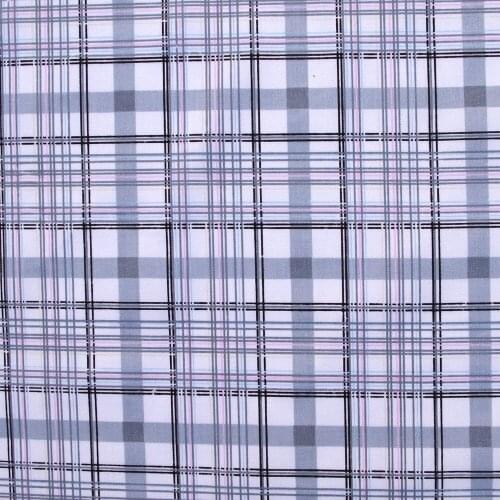 1 yard Cotton Twill Fabric for sewing pathwork, cloth, bedding - Stripes and patch (width=160cm)