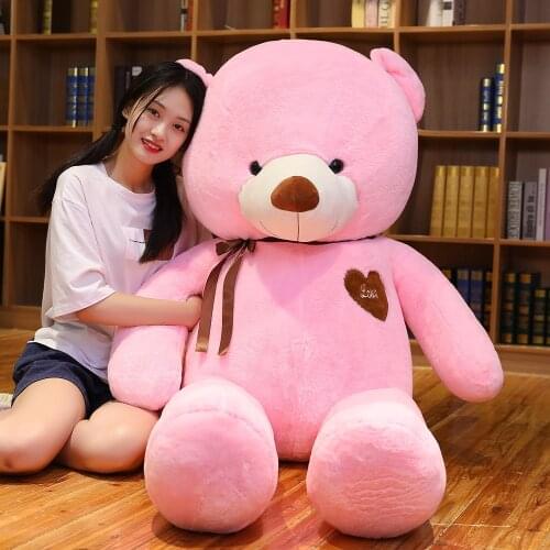 100-200cm Giant Teddy bear plush toy cover anime plush pillow Cartoon Soft pillow case with zipper