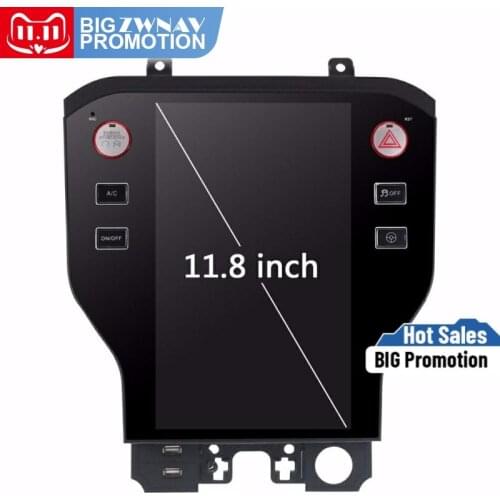 Tesla style Android 7.1 Car Multimedia Player head unit for For Ford Mustang 2015 2016 2017 2018 GPS Navigation Radio BT no dvd