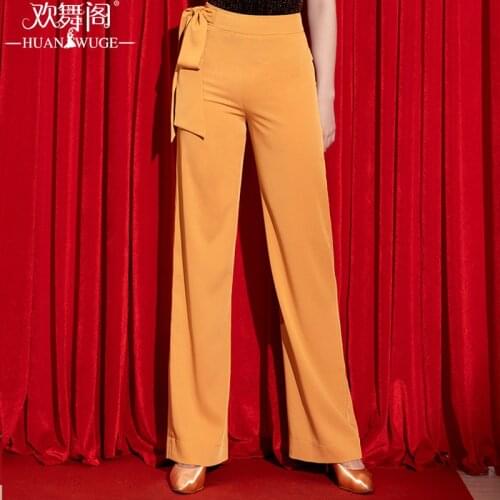Latin dance pants modern female ball dance step ghost dance dress trousers adult female dancing costumes