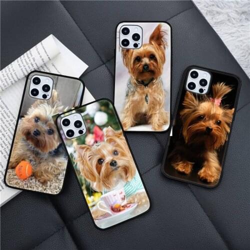 Mini Yorkshire Terrier Dog Phone Case for iPhone 11 12 pro XS MAX 8 7 6 6S Plus X 5S SE 2020 XR mini