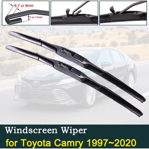 For Toyota Camry XV20 XV30 XV40 XV50 XV70 XV 20 30 40 50 70 1997~2020 2011 2017 Wipers Blade Car Accessories Windshield Wipers