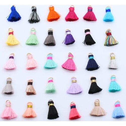 10p 2cm Tassel/Rayon tassel bursh/accessories jewelry/jewelry making/DIY/hand made jewelry/Earring tassel/bag loop/sew on tassel