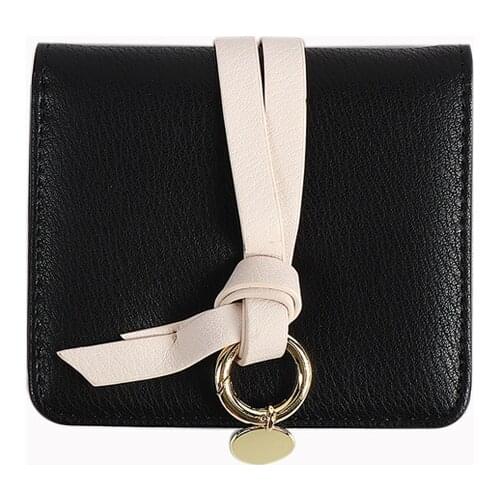 Fashion Belt Decoration of Short Wallet Two-fold Wallet