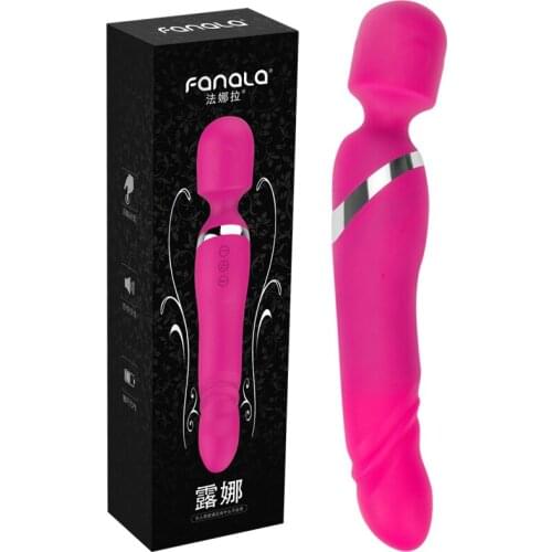 Powerful Double Ended 360 Rotating Telescopic Dildo Vibrators G spot Vibrator Magic Wand AV Vibrador Sex Toys For Woman