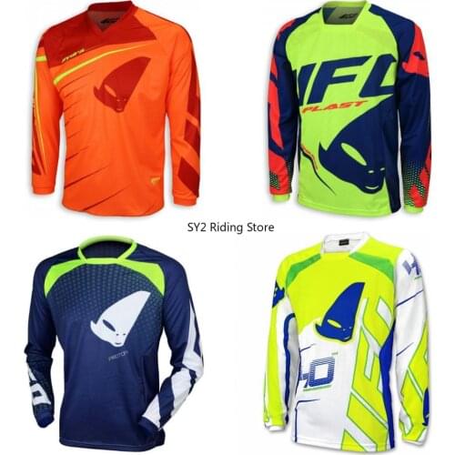 2021 New Cycling Jersey Motocross Clothing BMX MTB MX Mountain Bike Long Sleeve Clothes Camiseta DH Motorcycle Downhill Shirt