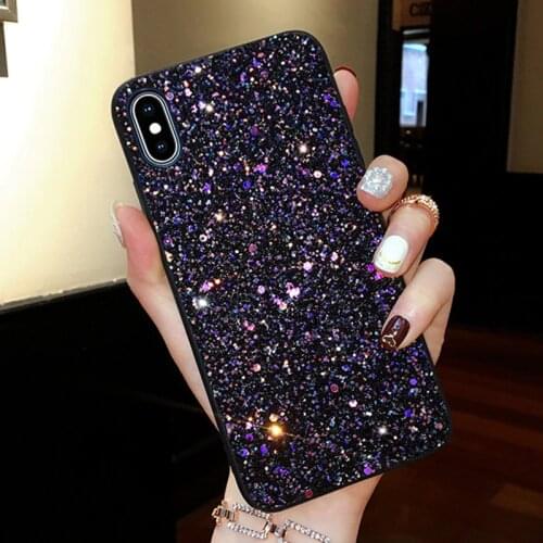 For Xiaomi Redmi Note 10 Pro Luxury Shining Glitter Sequins Phone Case For Redmi Note 10 TPU Case Cover