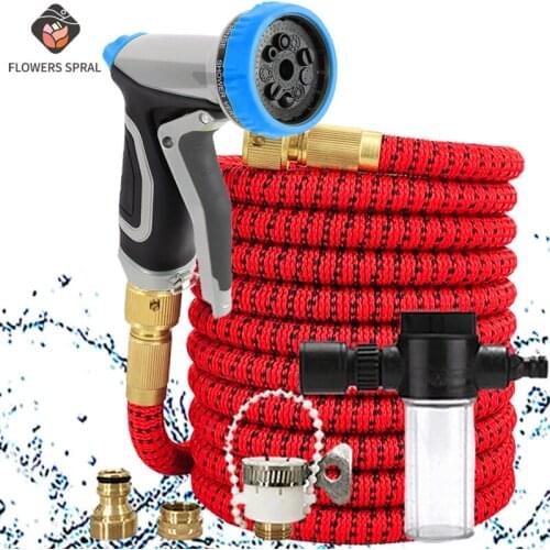 Drip Watering Garden Hose Pressure Water Gun For Garden And Vegetable Patch Watering Hose Greenhouse Drip Irrigation Spring Hose