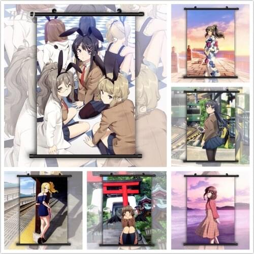 Seishun Buta Yarou Mai Rio Kaede Nodoka Tomoe Anime Posters Wall Poster Canvas Painting Wall Decor Wall Art Picture Home Decor