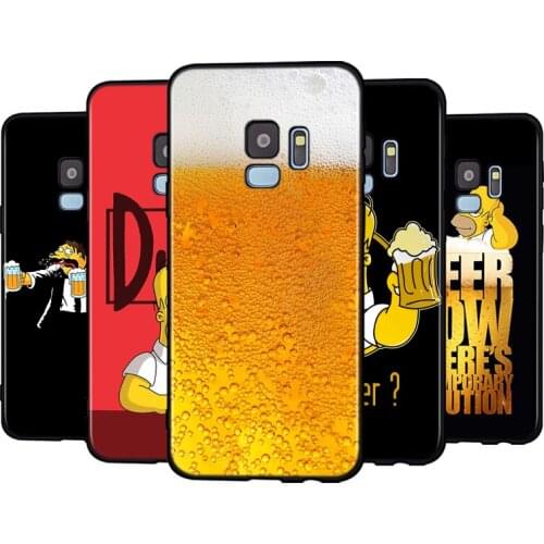 Cartoon Beer Glass Silicone Case For Samsung Galaxy A9 A8 A7 A6 A6S A8S Plus A5 A3 Star 2018 2017 2016 Phone Case