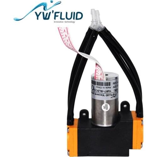 YWfluid 12v/24v micro air usage vacuum pump with BLDC motor used for vacuum cleaner