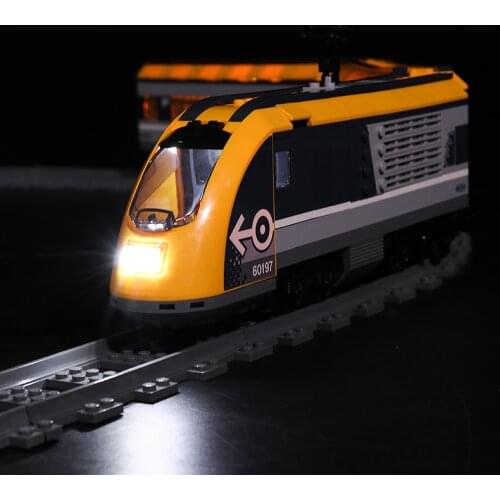 Vonado Led Light for 60197 Classic Passenger Train Building Blocks Bricks Toys (only Light Kit)