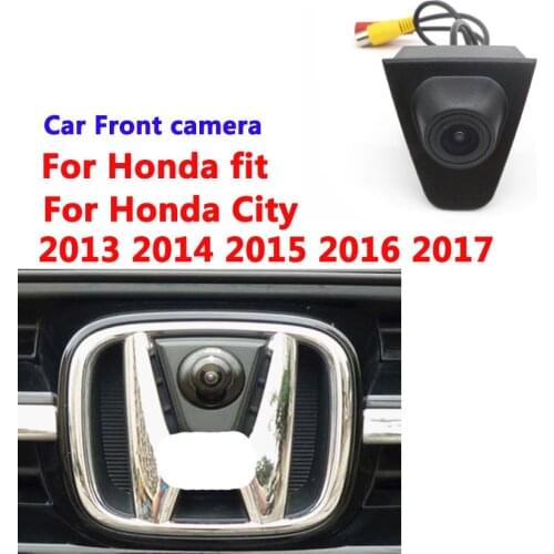 High Quality Car Front View Parking Special Camera For Honda Fit City 2013 2014 2015 2016 Waterproof Night Vision CCD full HD