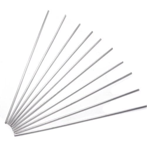 10pcs Silver 3.2mmx230mm Aluminium Low Temperature Metal Soldering Welding Brazing Wire Solder TIG Filler Rods