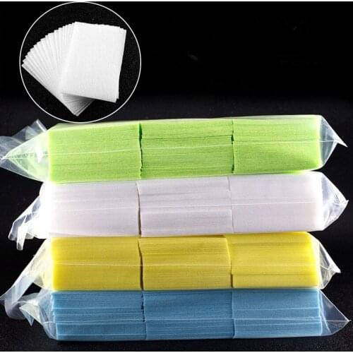 700PCS New Colorful Thicken Lint Free Nail Art Gel Polish Remover Cotton Pad Nail Wipe Nail polish Cleaning cotton