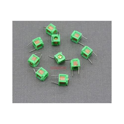 100pcs Variable Inductors Assortment,Coil adjustable,1.5T-5.5T