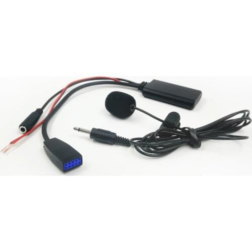 Bestolink Car Business CD Bluetooth Audio Cable Mic Phone Call Adapter for BMW E46 10Pin Socket