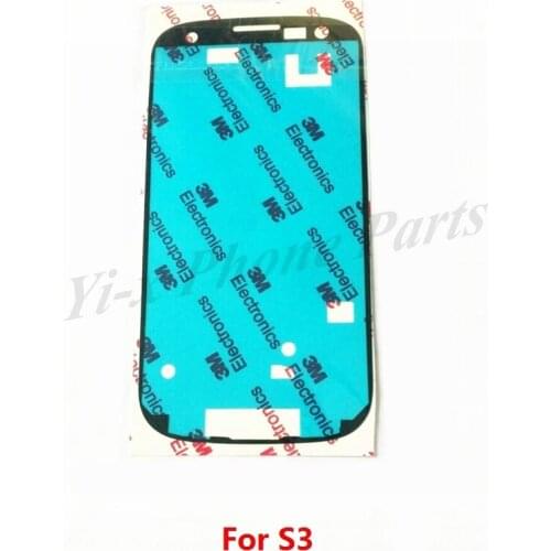 For samsung S3 S three Sticker Adhesive Glue Tape Front Housing LCD Touch Screen Frame for Samsung Galaxy S3