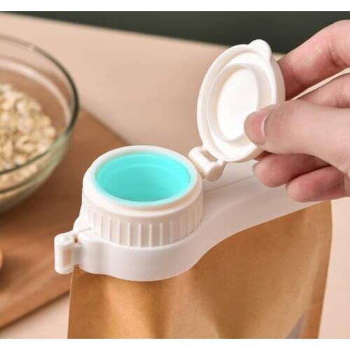 Snacks Sealing Clip Safe Practical Bag Clip Large-diameter Pouring Nozzle Seal Food/snack Bags Easy Dump Food Keep Food Fresh