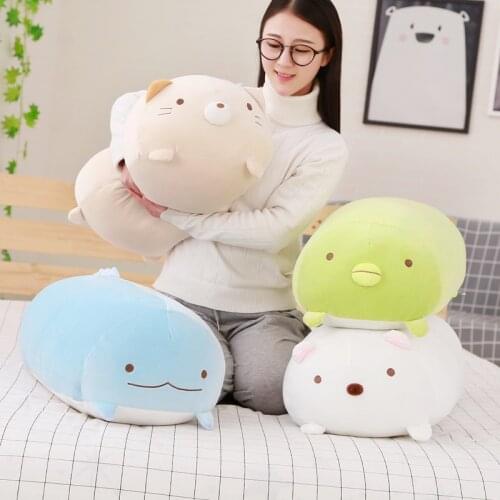 30/45cm Giant Horn Bio Pillow Japanese Animation Sumikko Gurashi Plush Toy Stuffed Plush Cartoon Child Girl Valentines Day Gift