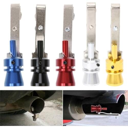 Hot Universal Car Turbo Sound Whistle Muffler Exhaust Pipe Simulator Whistler for Vehicles Size S-XL 5 Colors Drop Shipping