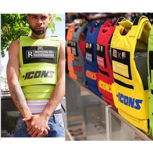 2020 rapper hiphop MC VEST TANK TOP fashion new design top street fashion icons Tactical vest Colete Tatico Chalecos para hombre
