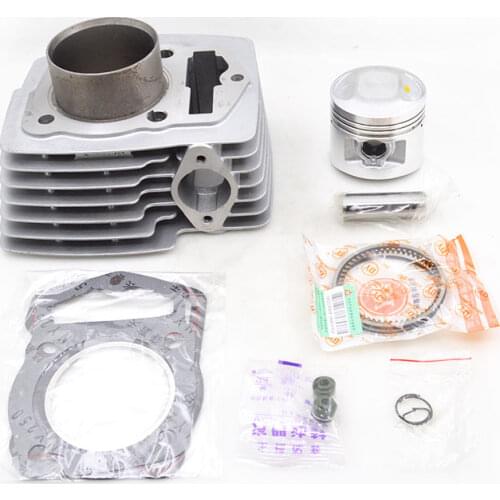 Motorcycle Cylinder Kit Set Big Bore 63mm 65.5mm 13/15mm Pin For Honda CB150 150cc Upgrade 200cc 250cc Dirt Bike Go Cart Buggy
