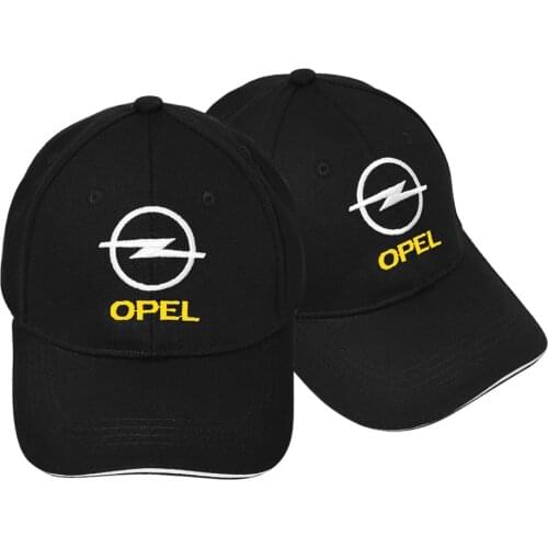 Fashion Summer Black Baseball Caps For Opel Cotton Outdoor Sports Caps Emblem Embroidered Sunhat Mens Sports Hat Hip Hop Caps