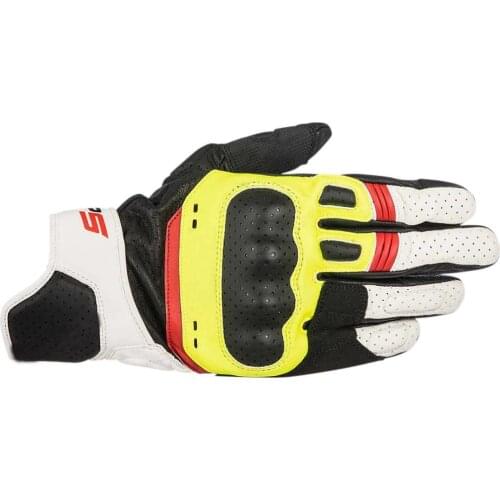 Alpine Motocross Stars Racing Gloves MTB Motorcycle Leather SP-5 Gloves Guantes Moto Luvas Motociclista Motorbike Riding Gants