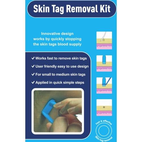 Home Use Micro Skin Tag Kit Premium Painless Effective Mole Wart Remover Repair Patches Care Body Facial Skin Mole Remove Tool