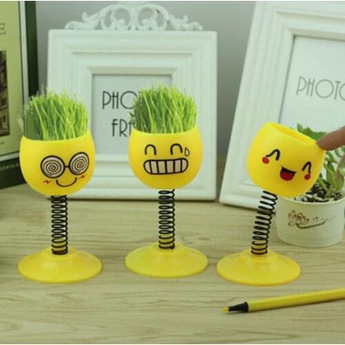 Office Decor Flower Pot Multifunction Storage Crafts Garden Flower Pot Cute Shape ChildrenS Toy Pencil Case Flower Pot Flower