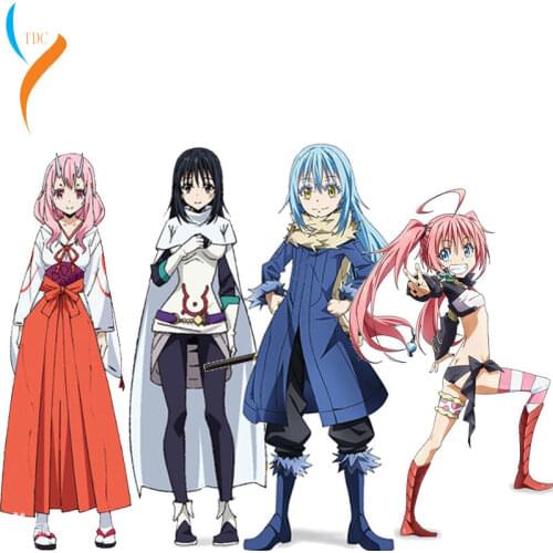 2019 New That Time I Got Reincarnated as Slime Cosplay Milim Nava Rimuru Tempest Shuna Shizu Rimuru Tempest shuna Cosplay Wig