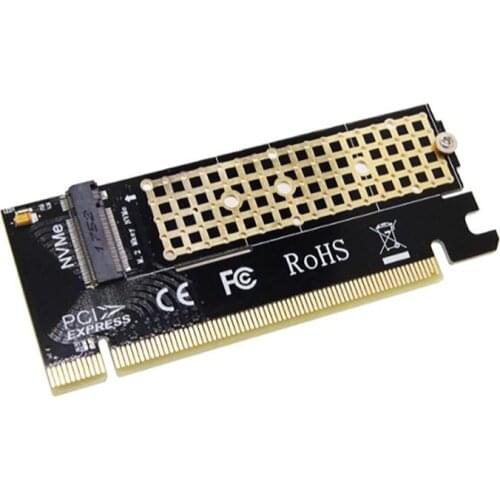 PCIE 3.0 M.2 SSD NVME Full Speed Expansion Adapter Card M Key Pci-e X4 X8 X16 Adapter Converter Card M2 Support 1U Server