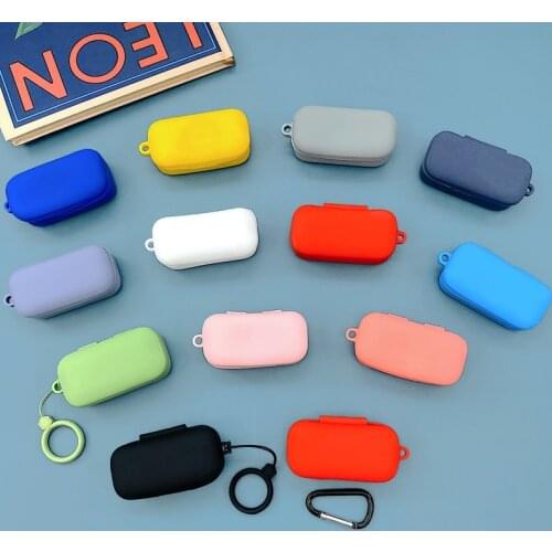Cute Silicone Case For QCY T5 T5s Protective Case Wireless Bluetooth Earphone Portable Headset Cover with Finger Strap