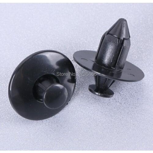 50Pcs Nylon Fastener Rivet Push- Retainer Clips For Honda Accord Civic 91545-SE0-0030-W1
