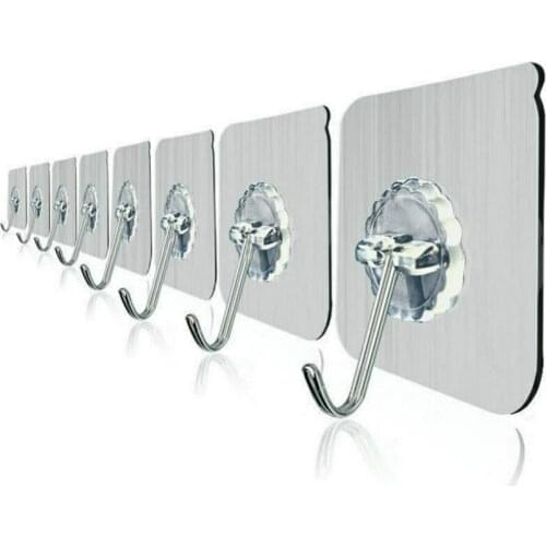 Suef 1/5Pcs Strong Home Kitchen Hooks Transparent Suction Cup Sucker Wall Hooks Hanger For Kitchen Bathroom Wholesale Price