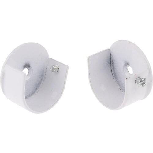 1 Pair Curtain Rod Ends Drape Pole Finials Curtainn Rod Cap 29mm Openning