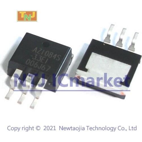 10 PCS AZ1084CS-3.3 TO-263 AZ1084CS 3.3 5A LOW DROPOUT LINEAR REGULATOR
