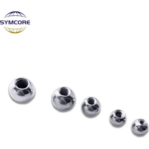 5pcs Chrome M3/M4/M5/M6 Inner Thread Ball Nut Head Hanging Board Bald Nut Ball Cap Hardware Lighting Accessories