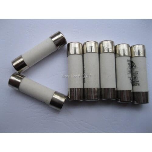 60 Pcs 380V 25A 8.5mm x 31.5mm Ceramic Fuse Powder Filled Cartridge Cylindrical
