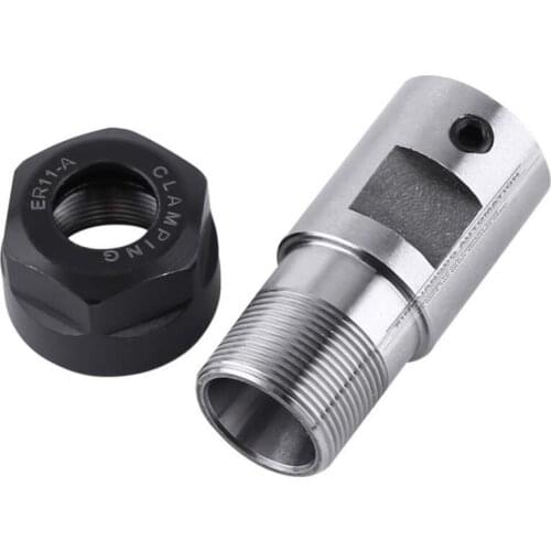 ER11 Collet Chuck Motor Shaft Extension Rod Spindle Collet Lathe Tools Holder Inner 5MM 6MM 8MM For CNC Milling Boring Grinding