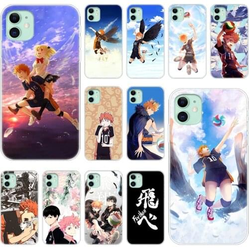 Haikyuu Hinata Anime Silicone Phone Case for Apple iPhone 12 Mini 11 Pro XS Max X XR 6 6S 7 8 Plus 5 5S SE 2020 Soft Cover