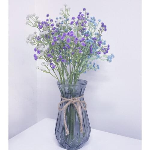 90Heads 52cm Babies Breath Artificial Flowers Plastic Gypsophila DIY Floral Bouquets Arrangement for Wedding Home Decoration