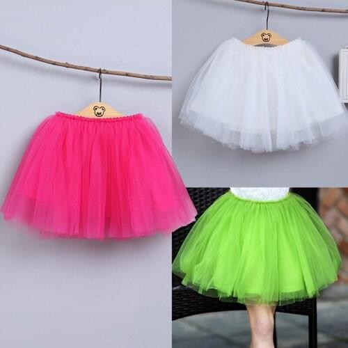 Girls Short Skirts New Gauze Skirt Baby Girl Dance Skirt Children Four Seasons Korean Princess Skirt