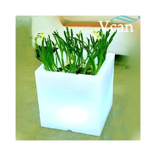 Nice Home Garden Waterproof remote control rgb Pots Planters VC-F3838
