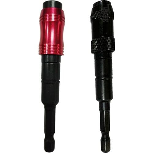 1/4" Magnetic Screw Drill Tip Drill Screw Tool 2000In/lbs Change Locking Bit Holder Drive Guide Drill Bit Extensions Drill Pivot