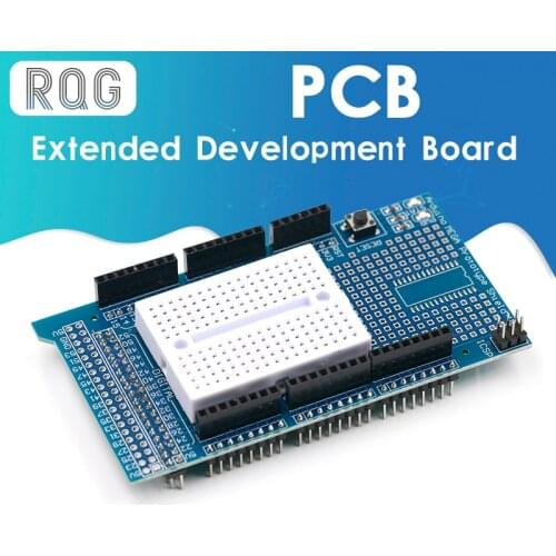 MEGA 2560 R3 Proto Prototype Shield V3.0 Expansion Development Board + Mini PCB Breadboard 170 Tie Points for arduino DIY