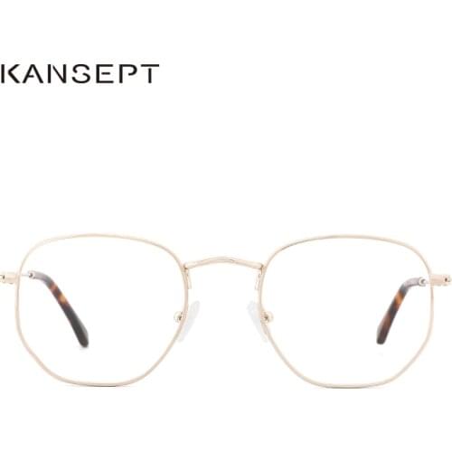 Metal Women Optical Glasses Frame Vintage Ins Popular Clear Lens Myopia Stylish Women Eyeglasses Frame #BR1810