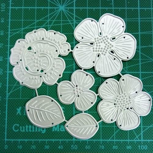 2021 New Flower alinacutle Metal Cutting Dies new Stencils for Scrapbooking Card Making Arrival Etched Embossing Die Cuts